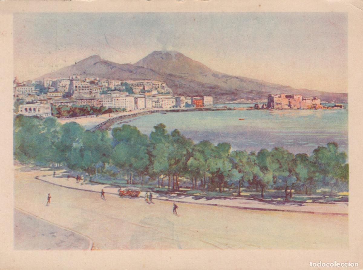 Postkarten: Italy Napoli Riviera Chiaia Vesuvio Landscape Posted *YAK329