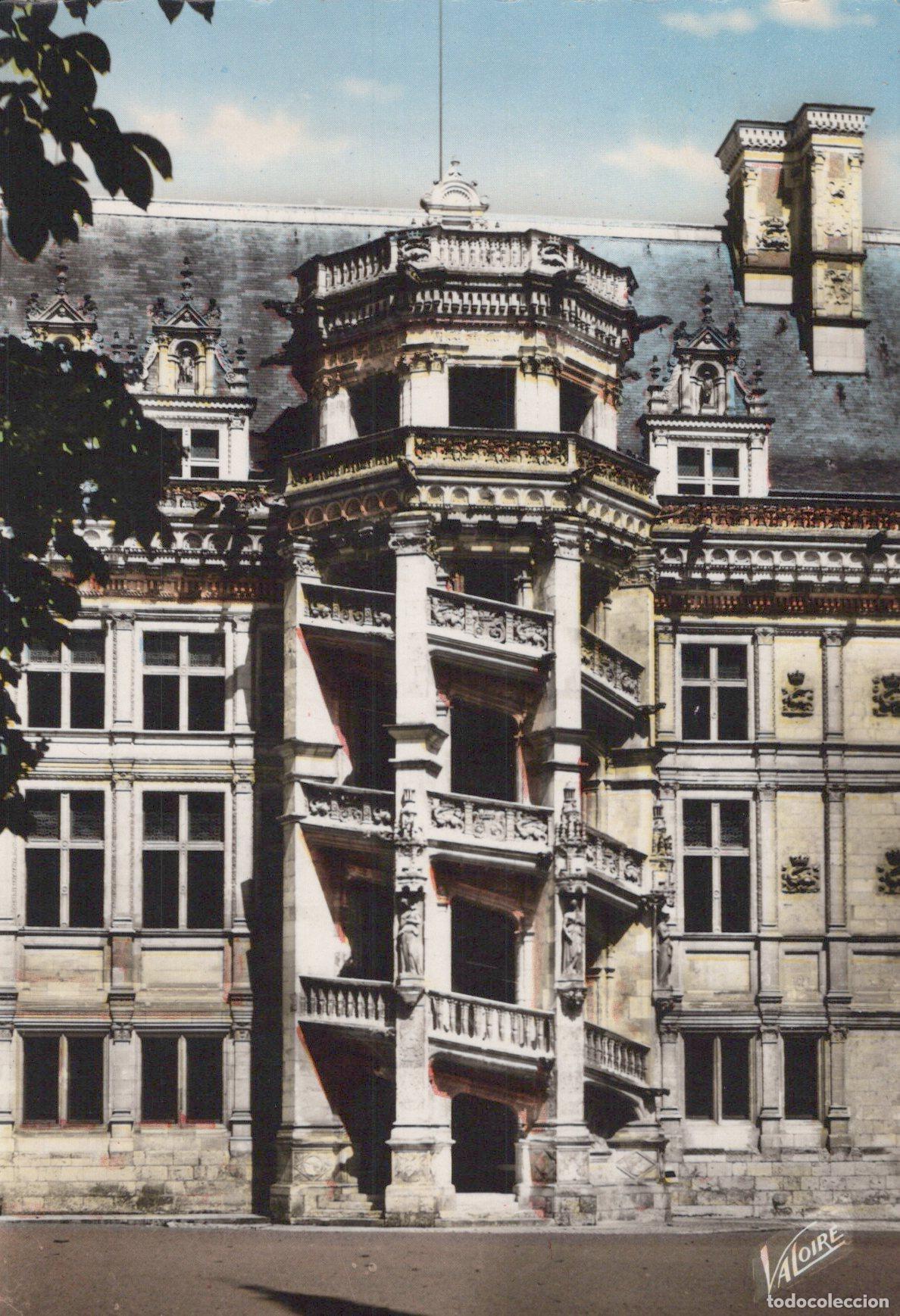 Cartes Postales: France Blois Castle Escalier Francois Ier Real Photo Unposted *YAK501