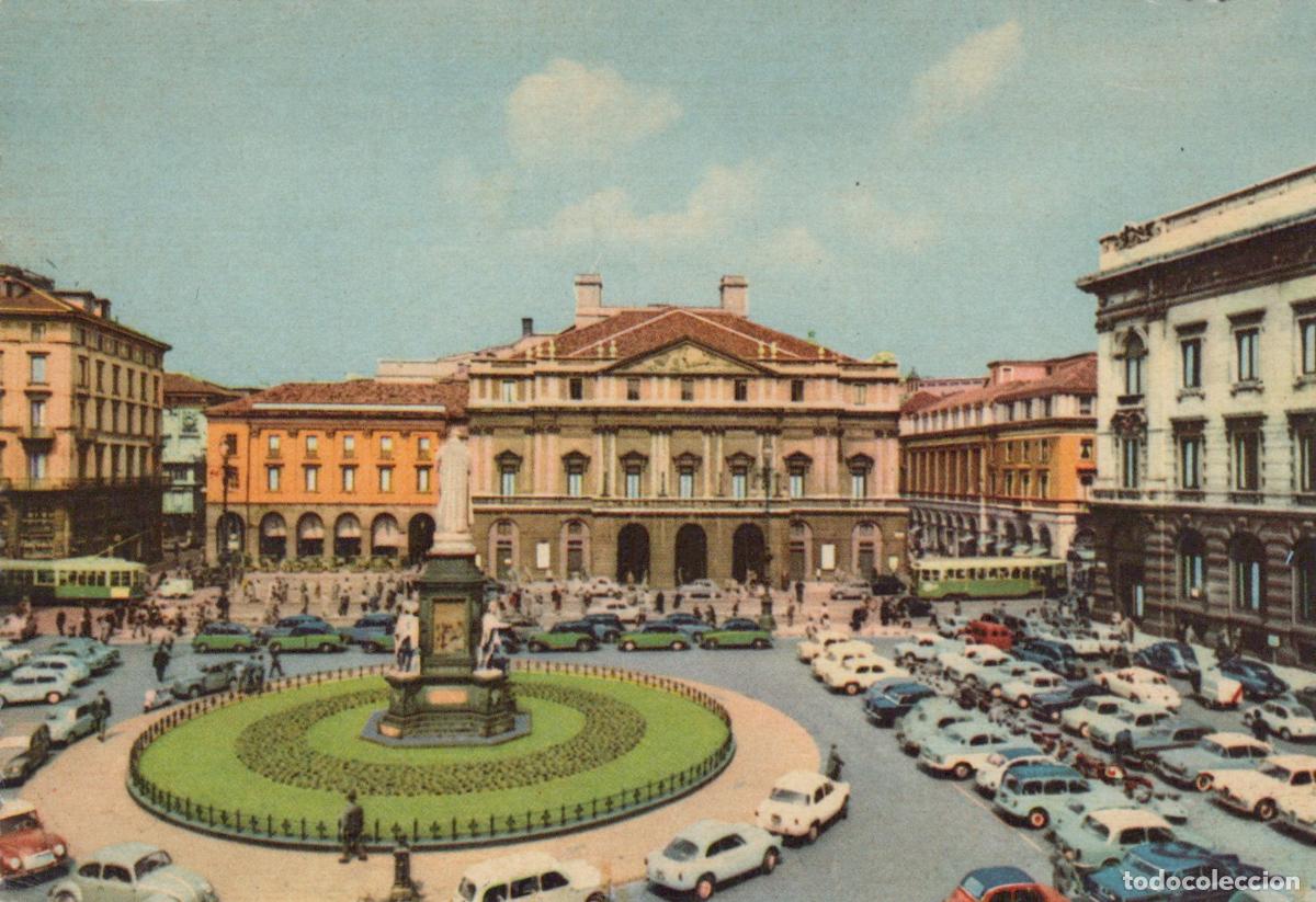 Cartes Postales: Italy Milano Piazza della Scala Architecture Unposted *YAK473