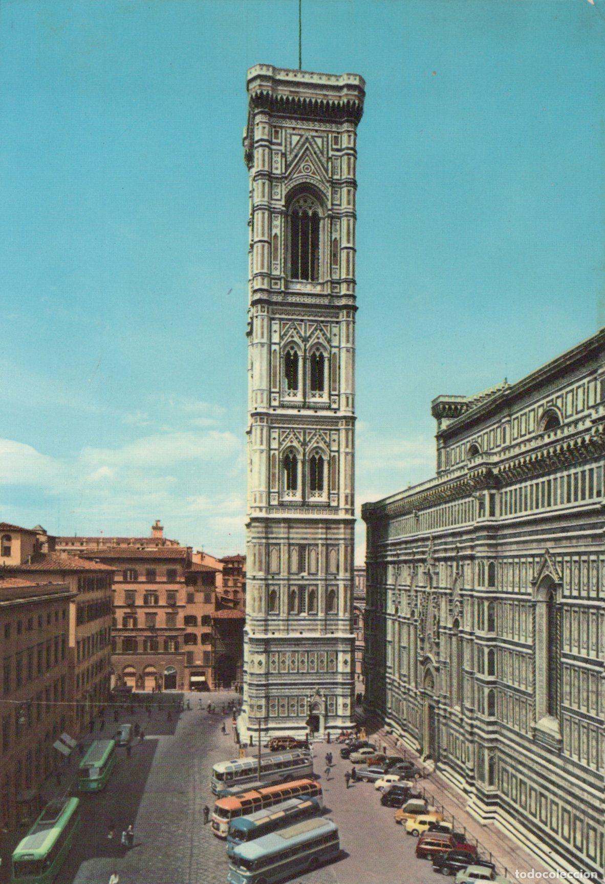 Cartes Postales: Italy Florence Florence Campanile Giotto Architecture Posted *YAK498