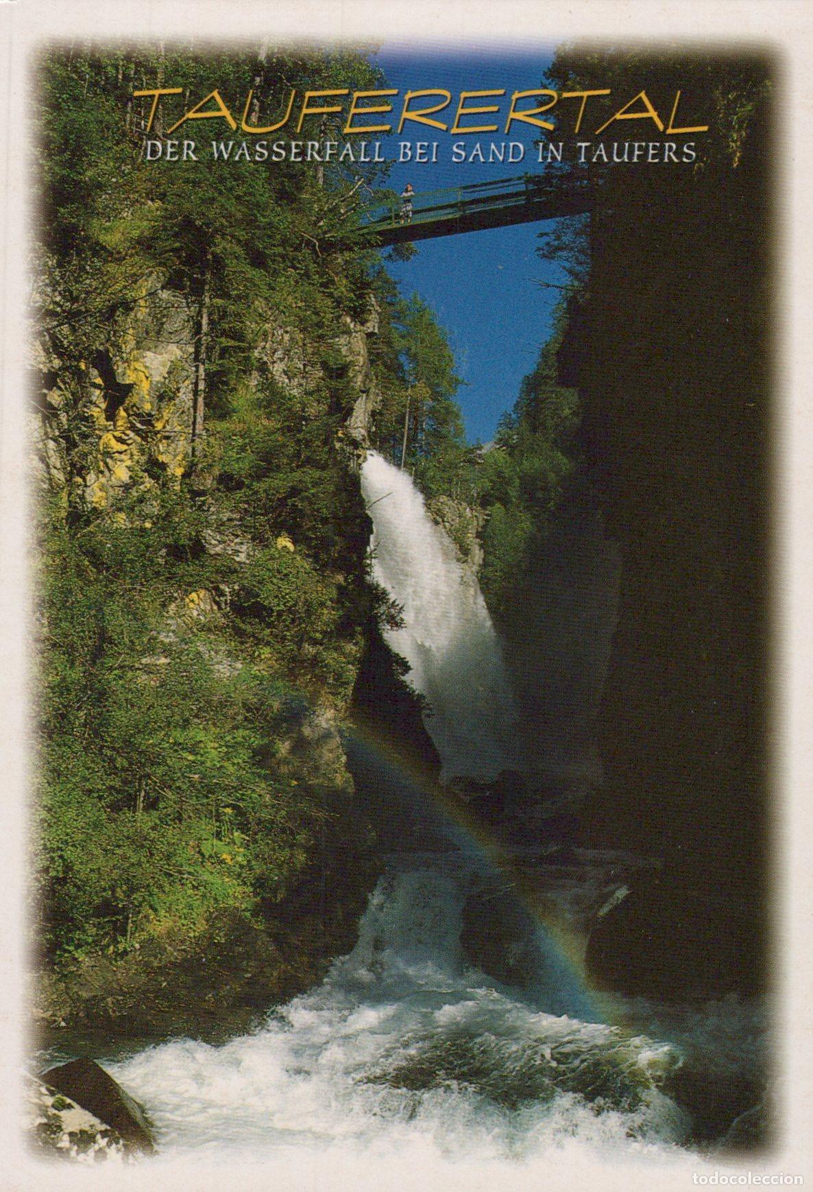 Postais: Italy Sand in Taufers Waterfall Taufers Landscape Posted Unposted *YAK536