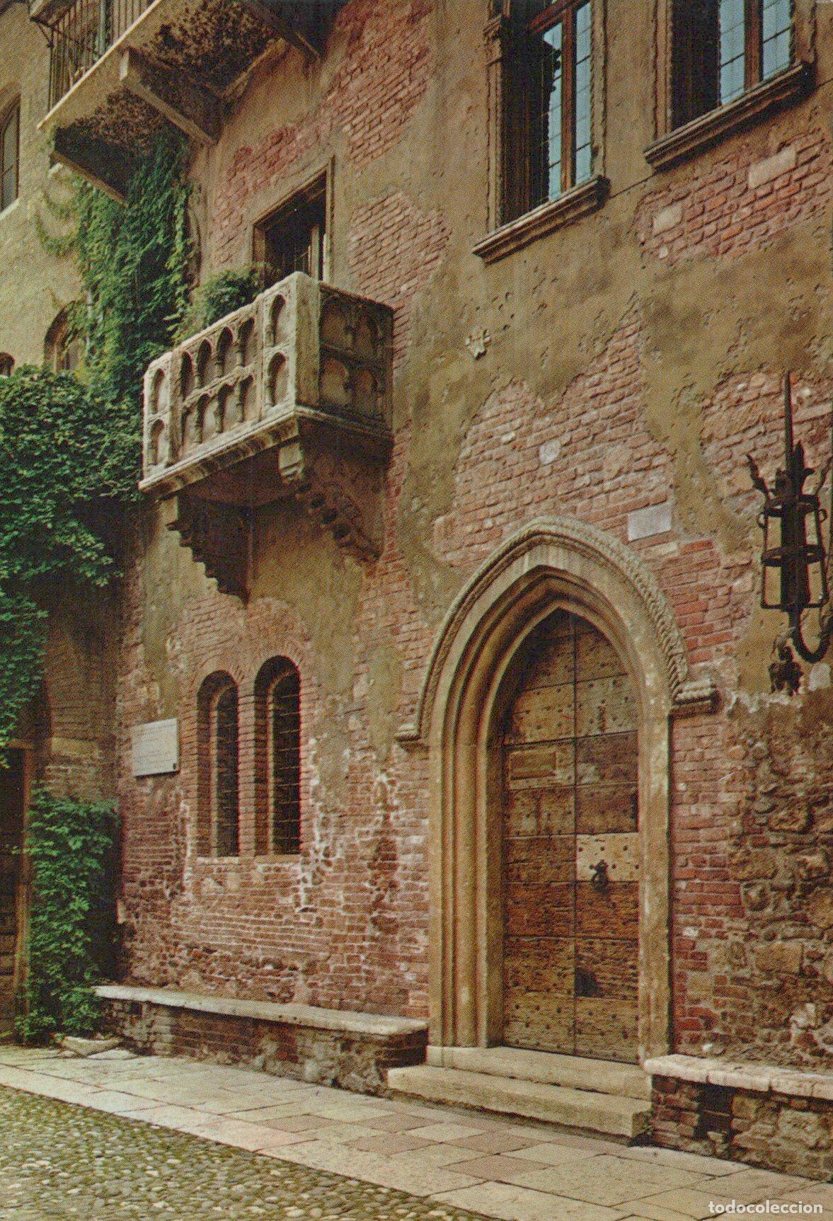 Postais: Italy Verona Casa Giulietta Architecture Posted Unposted *YAK527
