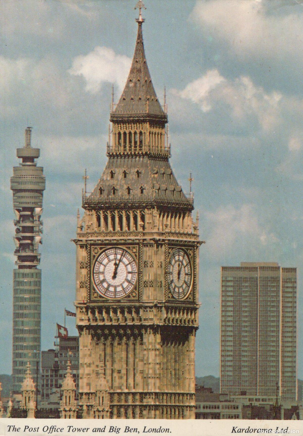 Postais: United Kingdom London UK Greater Post Office Tower Big Ben Unposted *YAK518