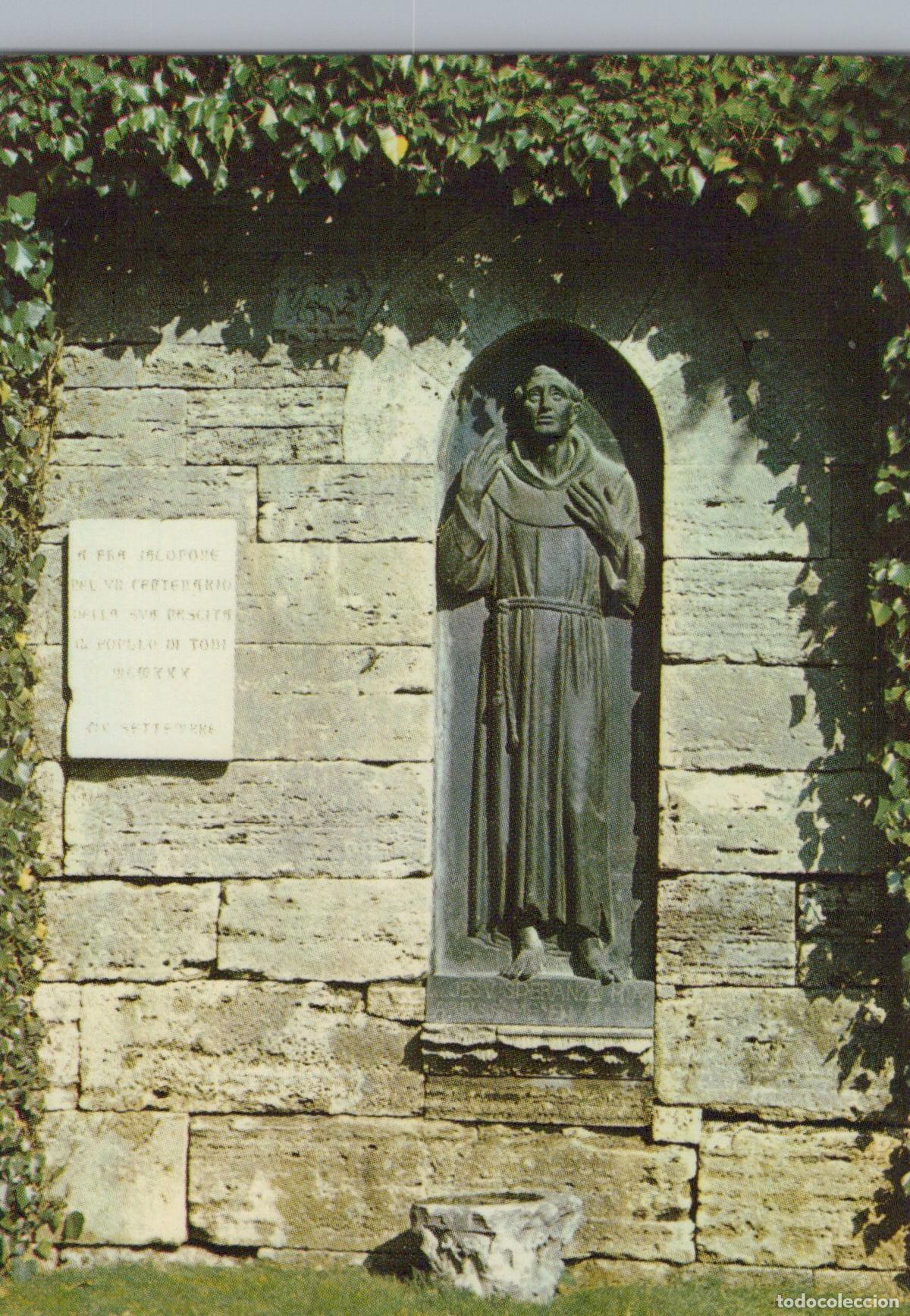 Postais: Italy Todi Fra Iacopone Da Statua Religion Posted Unposted *YAK551