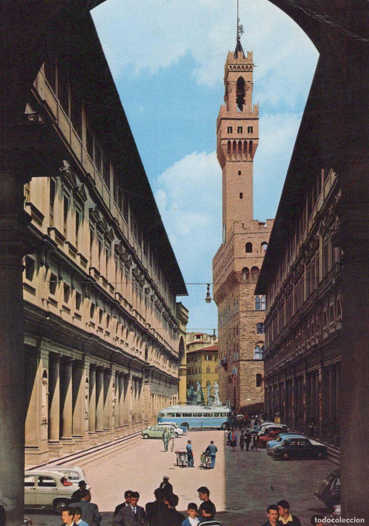 Postais: Italy Florence Florence Galleria Degli Uffizi Palazzo Vecchio *YAK561