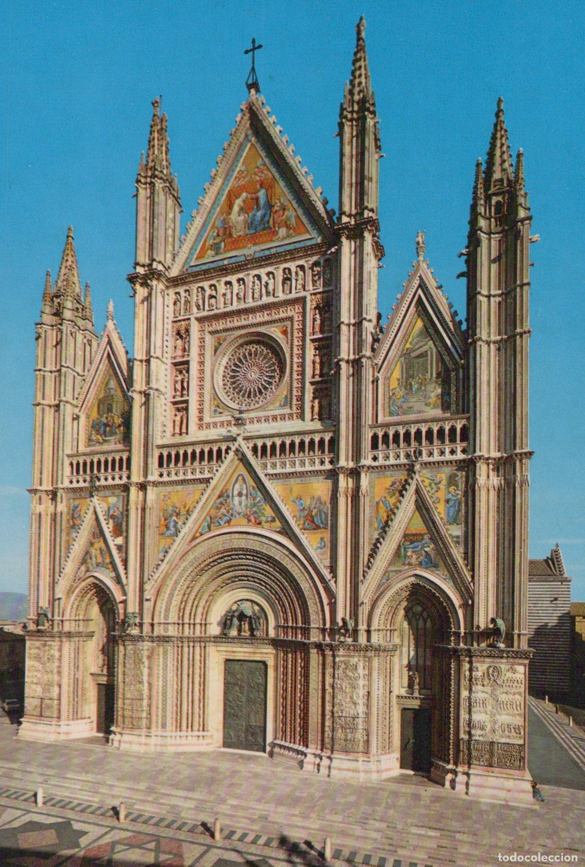 Postais: Italy Orvieto Duomo Architecture Religion Posted Unposted *YAK557