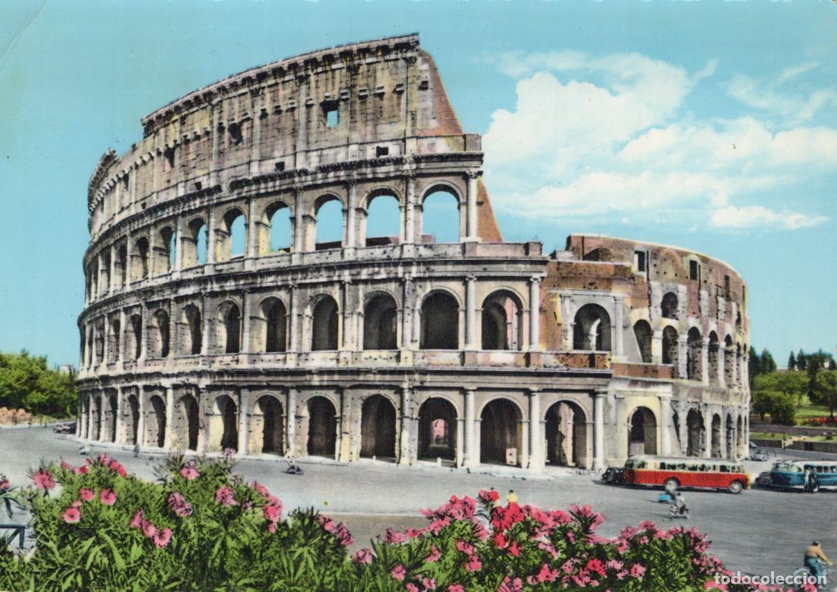 Postais: Italy Rome Italy Colosseo Architecture Antica Posted 1961 *YAK370