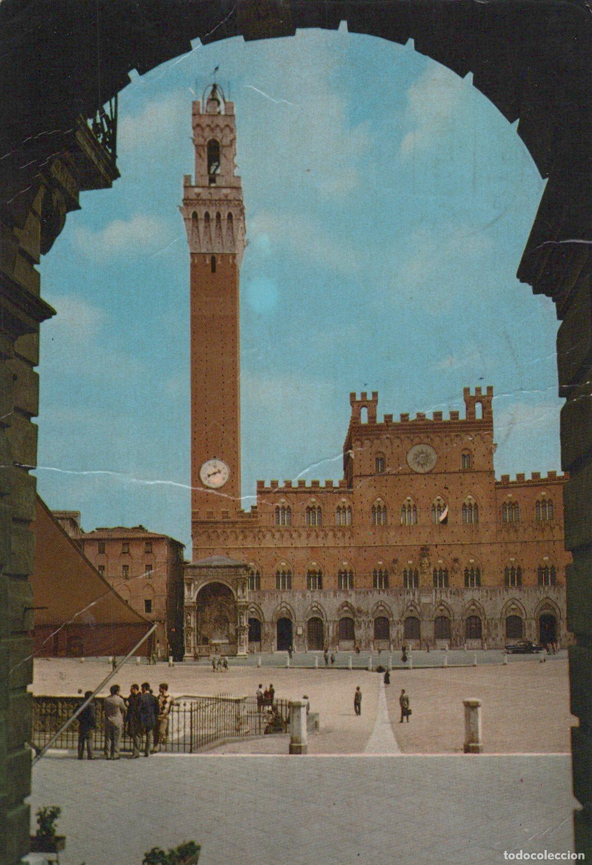 Postais: Italy Siena Palazzo Pubblico Torre Mangia Architecture Posted *YAK591