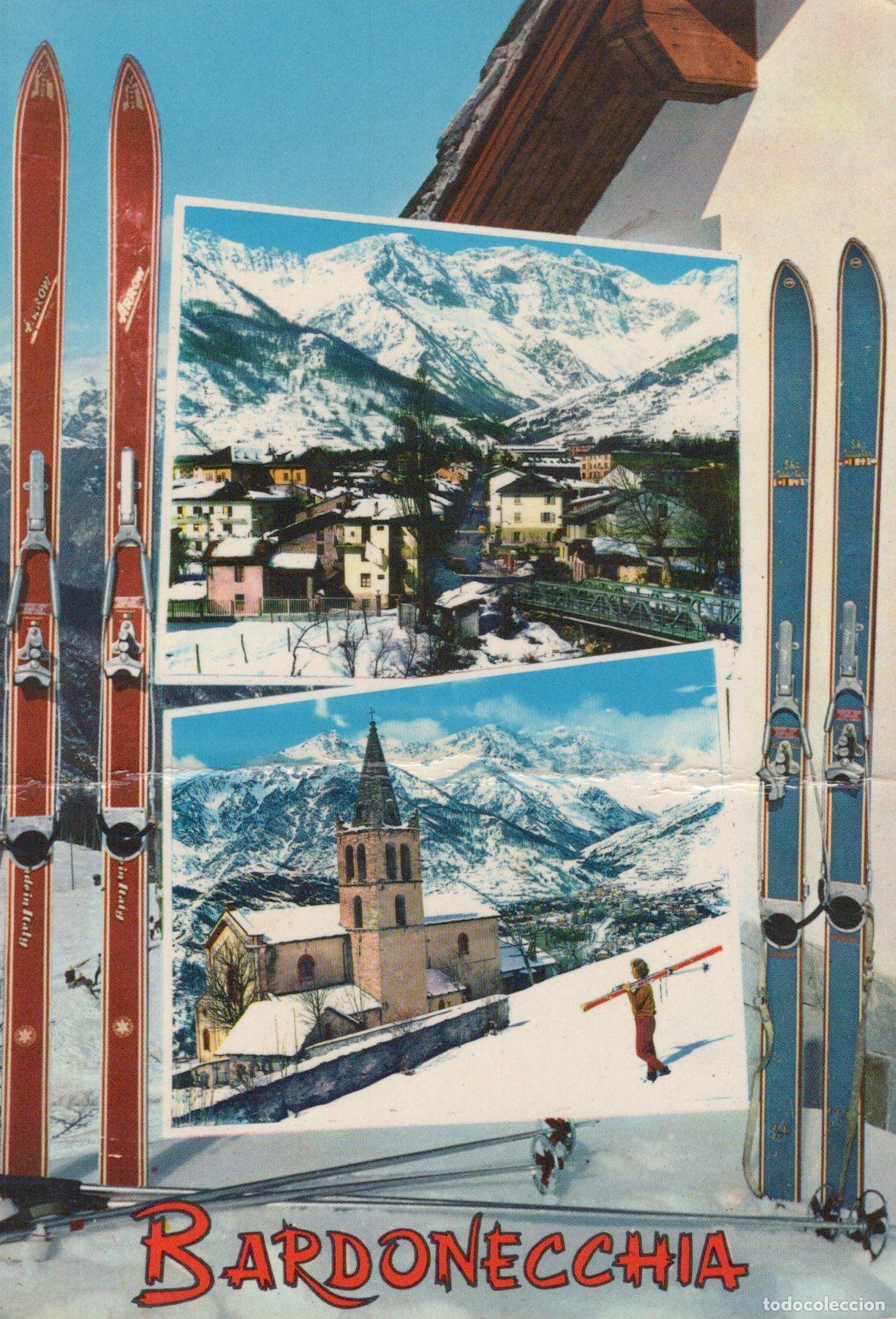 Postais: Italy Bardonecchia Landscape Invernale Sci Church Posted *YAK563