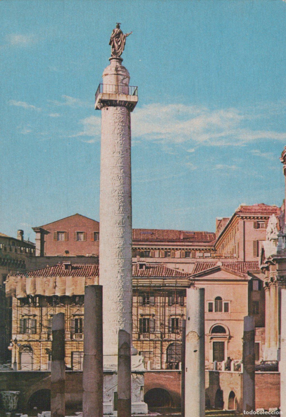 Postkarten: Italy Rome Colonna Traiana Architecture Monumento Storico Unposted *YAK601