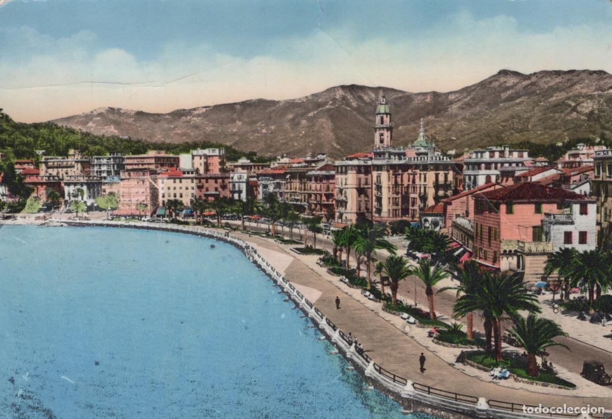 Postais: Italy Rapallo Passeggiata Mare Lungomare Architecture Unposted *YAK394