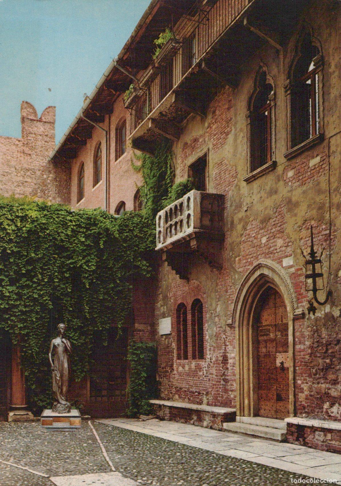 Cartoline: Italy Verona Balcone Giulietta Architecture Posted *YAK611