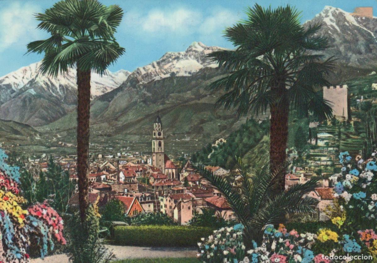 Cartoline: Italy Merano Panorama Mountains Landscape Unposted *YAK414