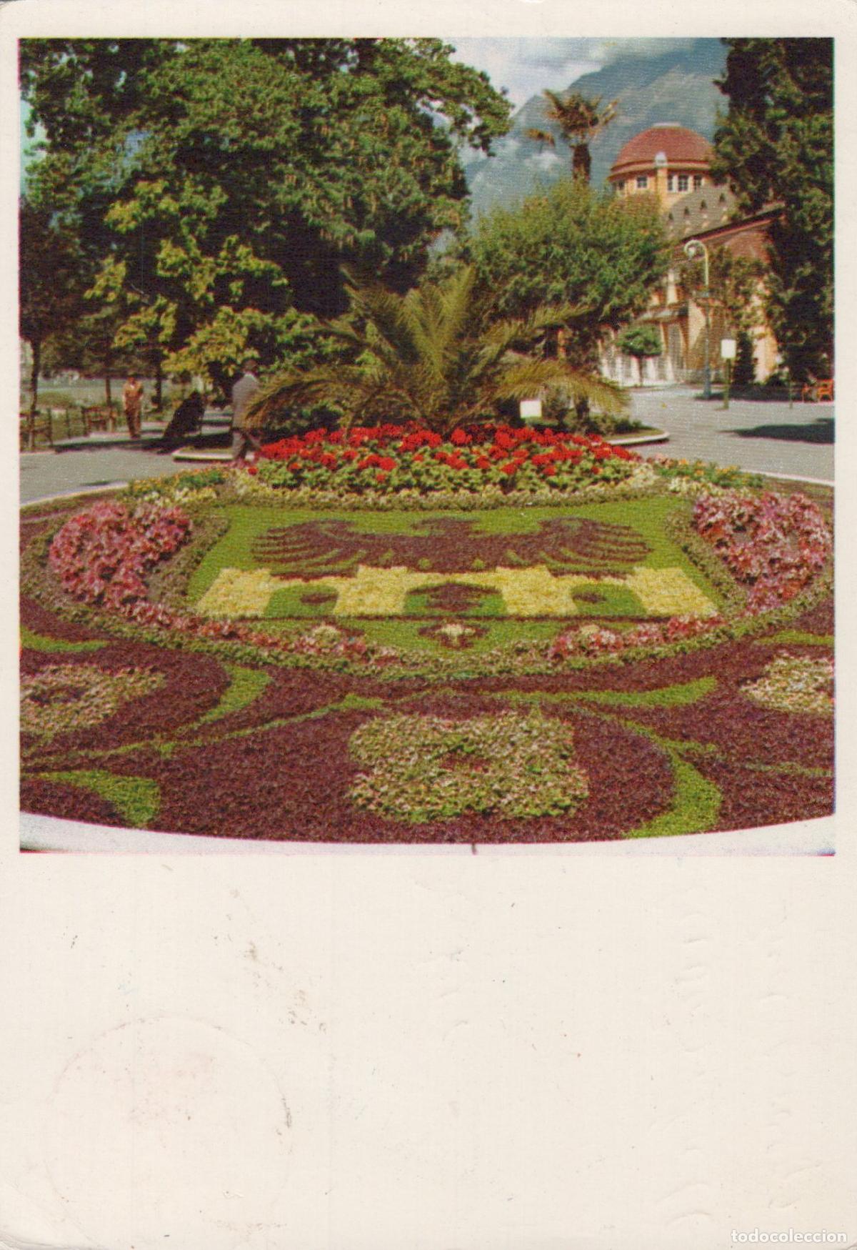Cartoline: Italy Merano Italy Aiola Fiori Passeggiata *YAK612