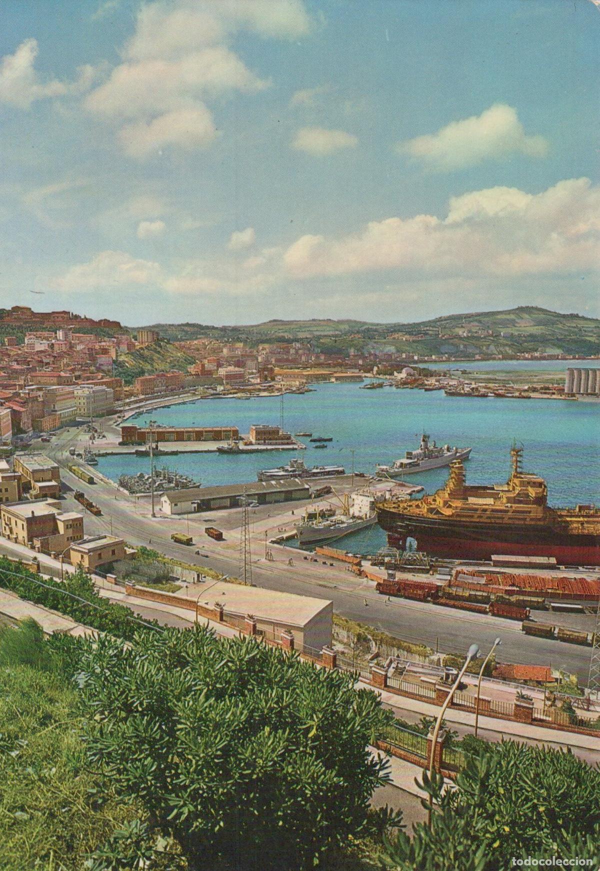 Postales: Italy Ancona View Porto Riviera Conero Navi Militari Unposted *YAK642