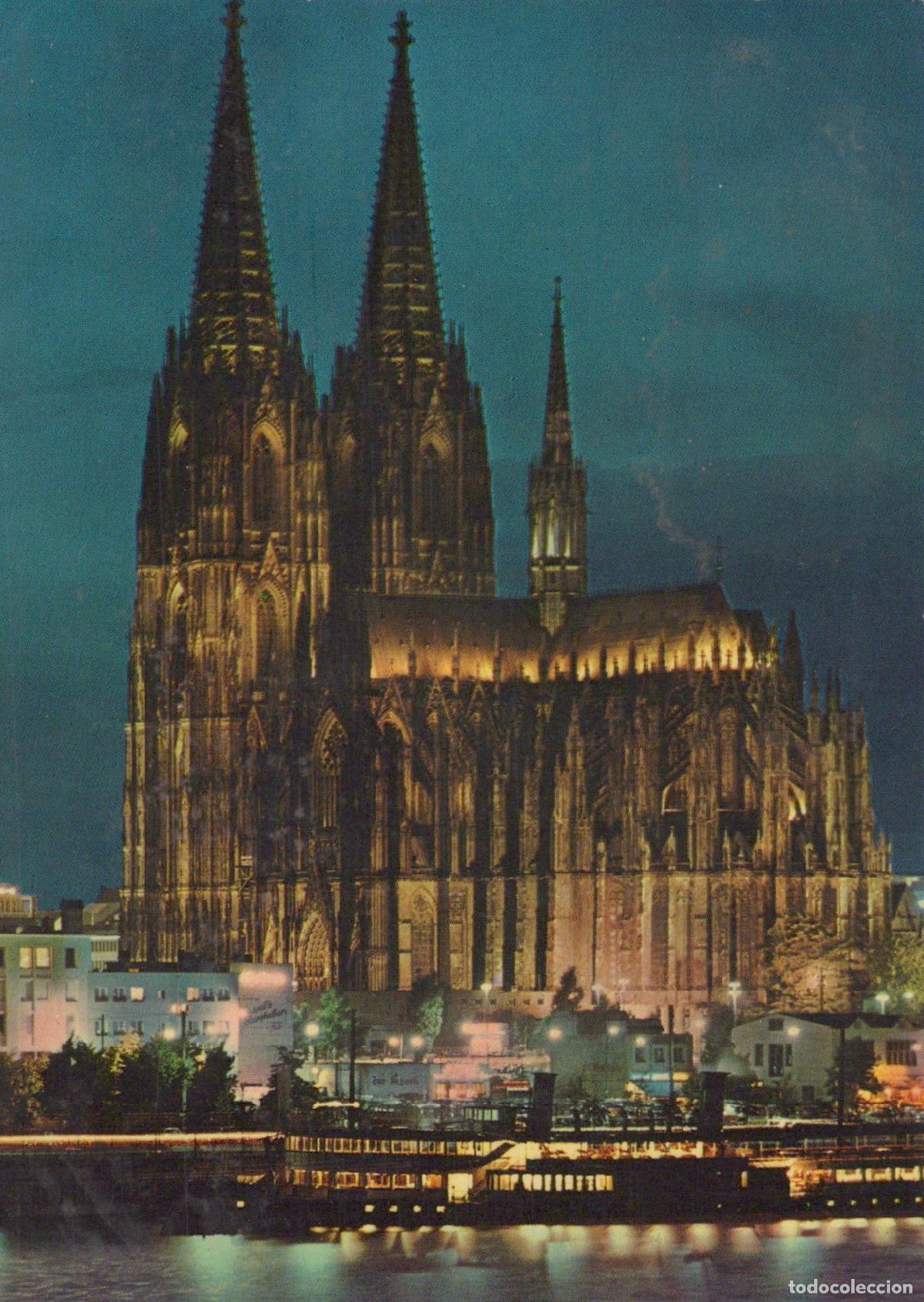 Postkarten: Germany Cologne Cologne Nordrhein Westfalen Dom und Rheinufer Unposted *YAK633