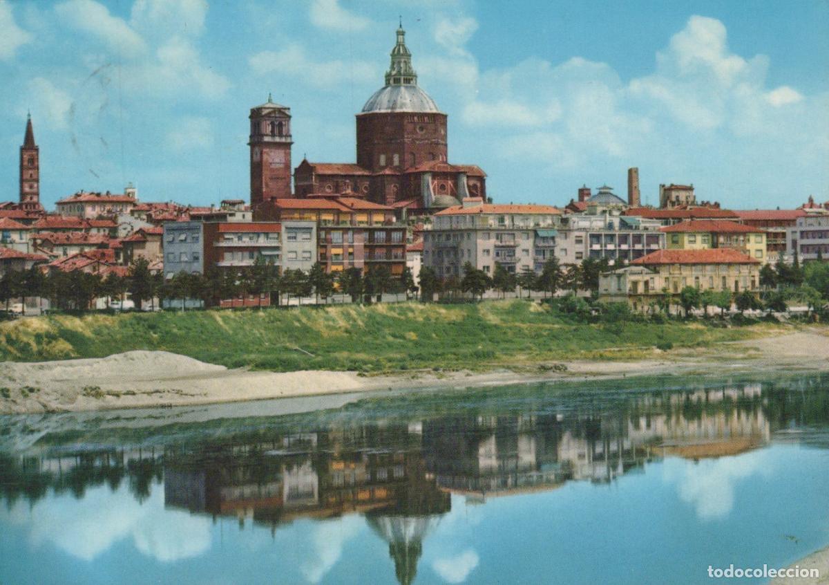 Postales: Italy Pavia Riflessi Sul Fiume Ticino Architecture Posted *YAK430