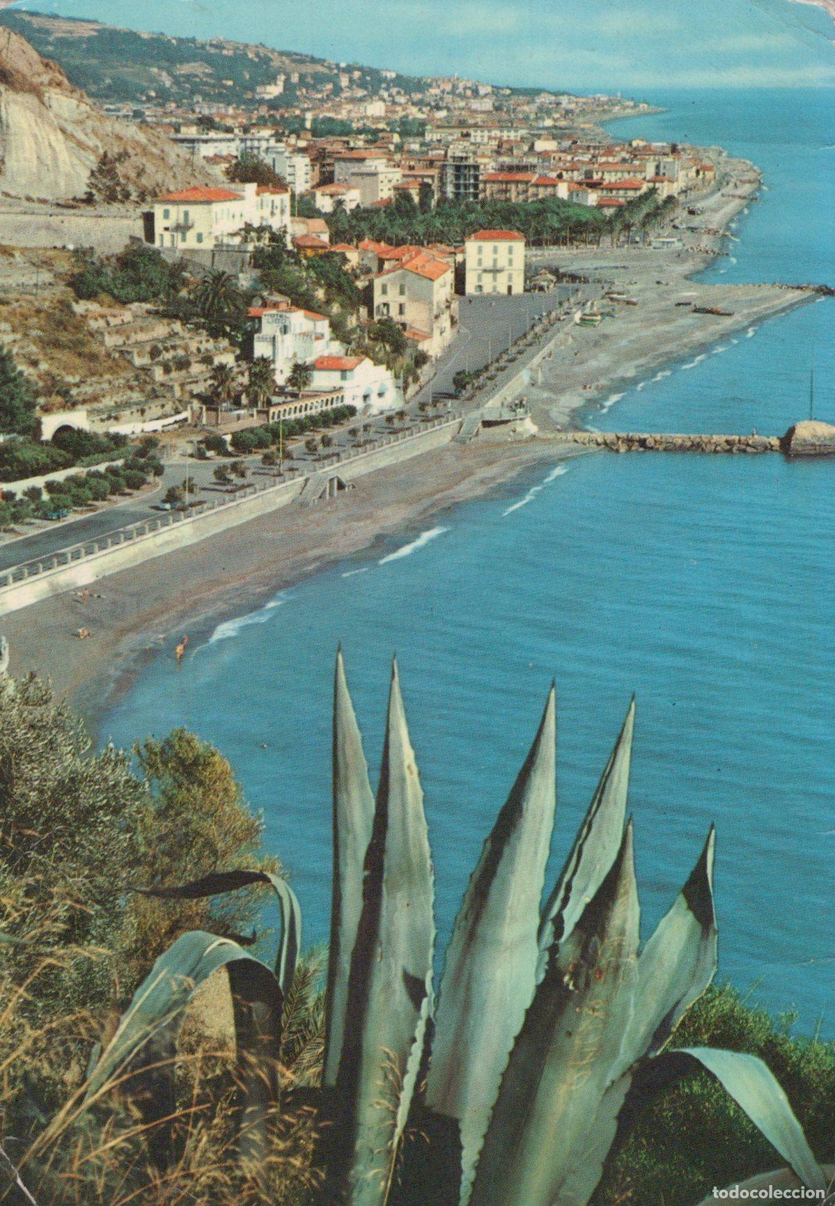 Postkarten: Italy Ventimiglia View Lido S Giuseppe Spiaggia Posted *YAK666