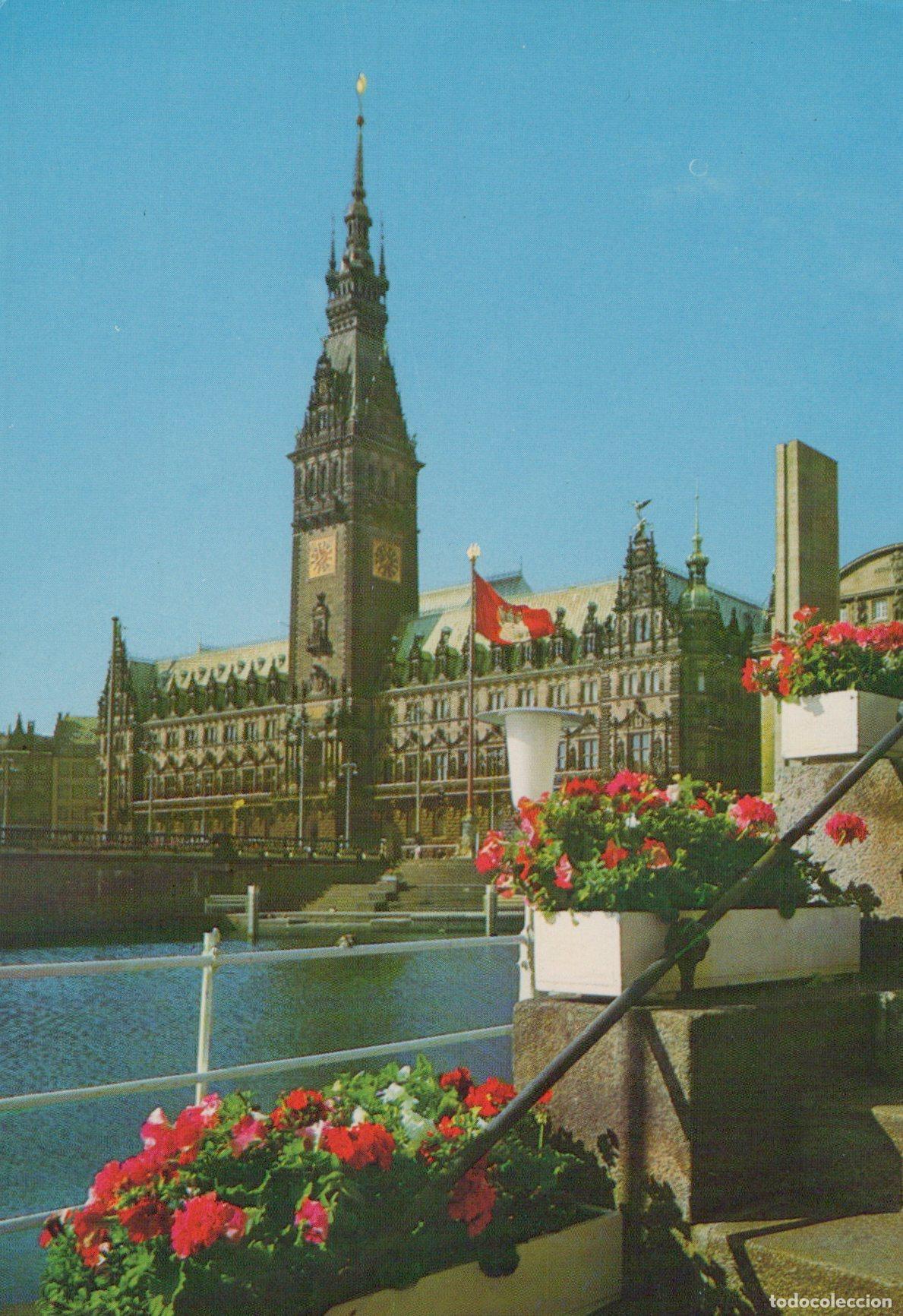 Cartoline: Germany Hamburg Rathaus Architektur Unposted Unposted *YAK691