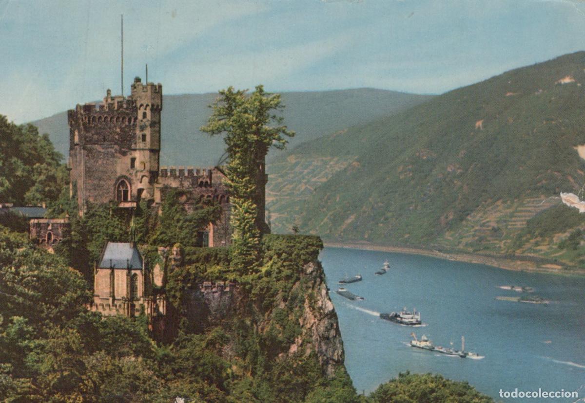 Postcards: Germany Rheinstein Rheinland Pfalz Burg Landscape *YAK450