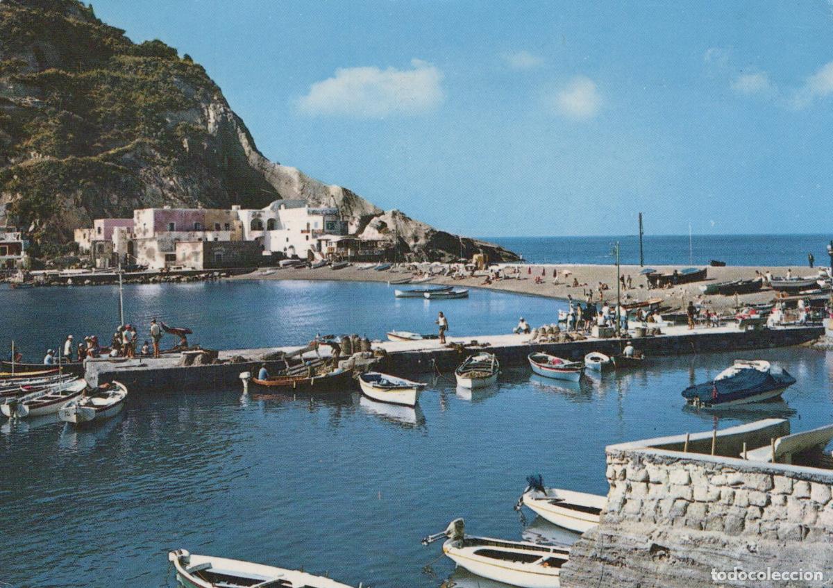Postcards: Italy S Angelo Ischia Porto Pescatori Landscape Posted *YAK464