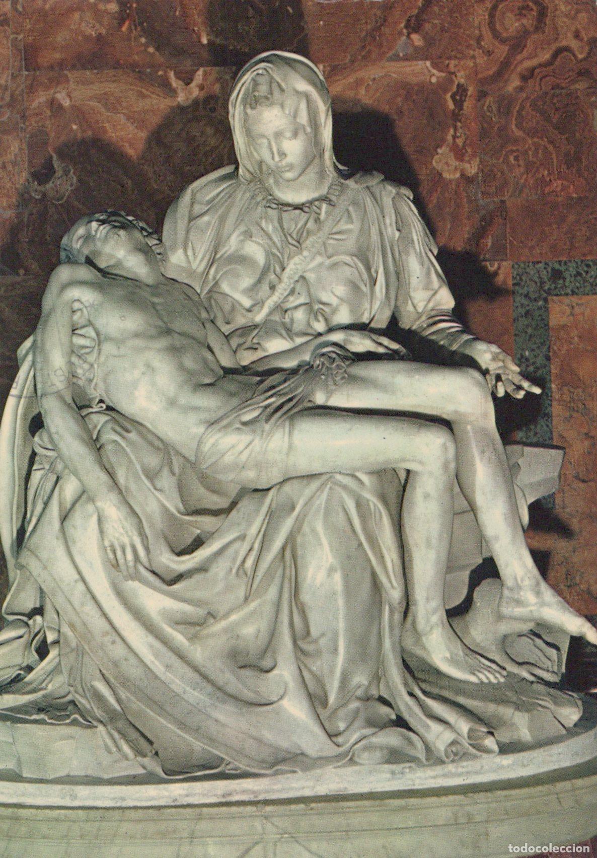 Postcards: Vatican City St Peter Basilica Michelangelo Pieta *YAK673