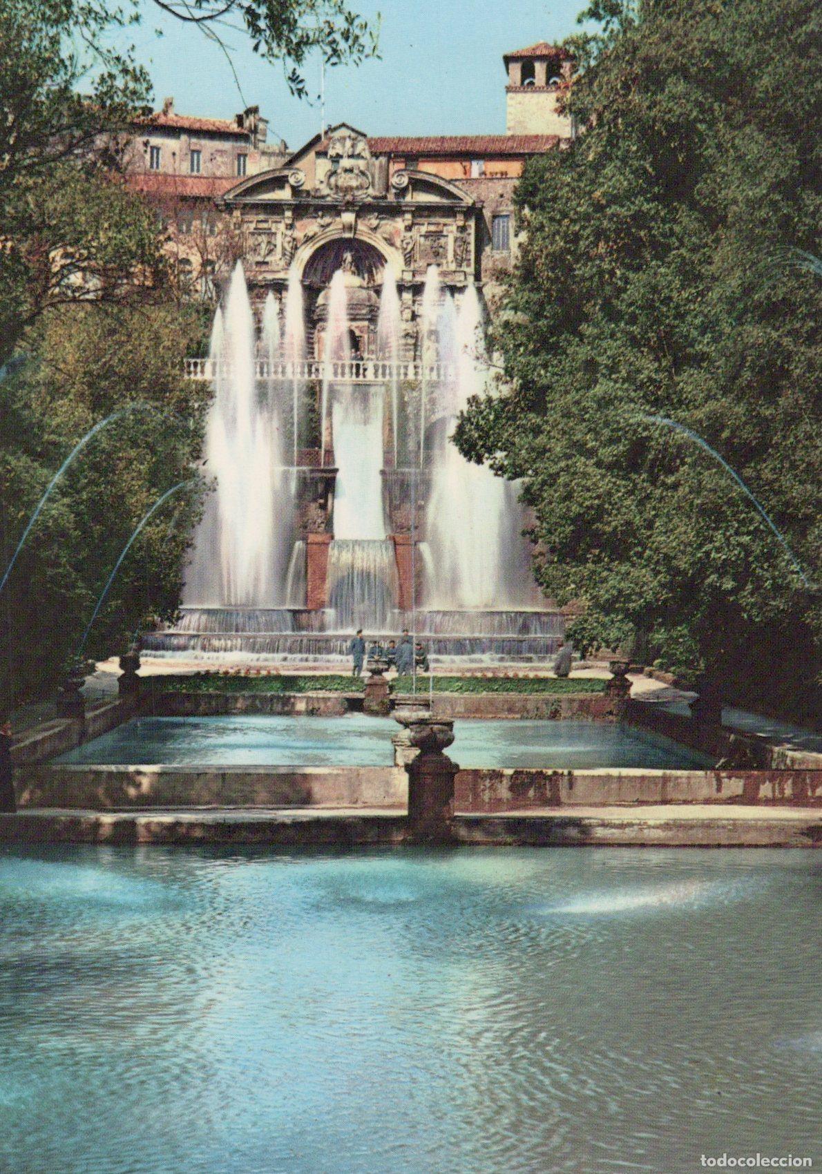 Postkarten: Italy Tivoli Villa Este Fontana Dell Organo Architecture Unposted *YAK711