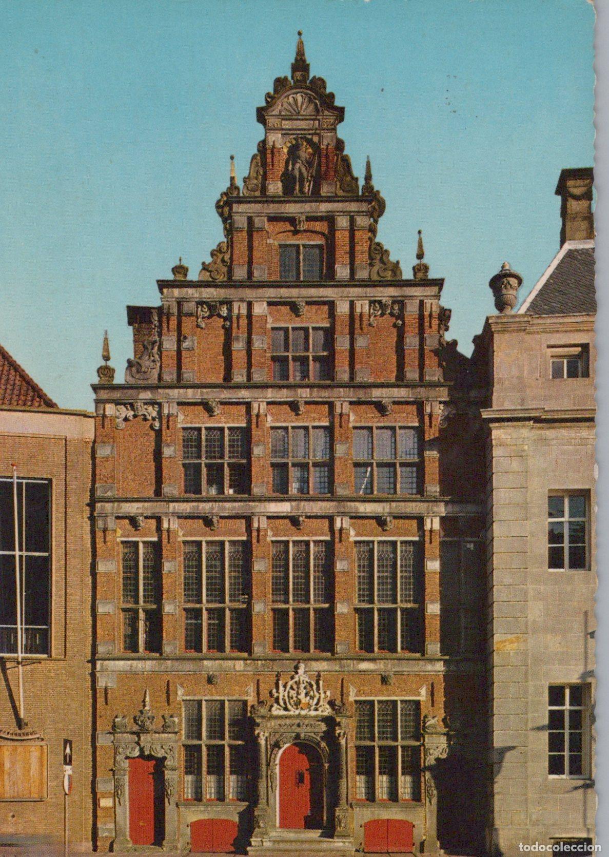 Postcards: Nederland Deventer Politiebureau Grote Kerkhof Architecture Posted *YAK683