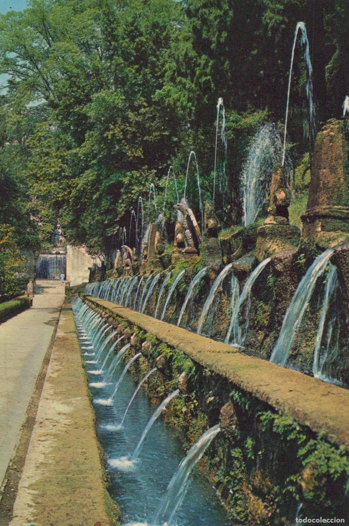 Postkarten: Italy Tivoli Italy Villa Este Cento Fontane Giardini Architecture *YAK722