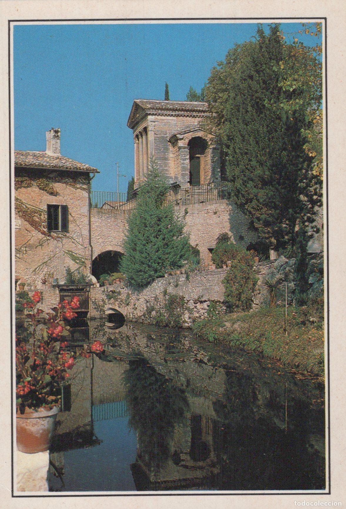 Cartoline: Italy Fonti Clitunno Tempio Architecture Landscape Unposted *YAK756