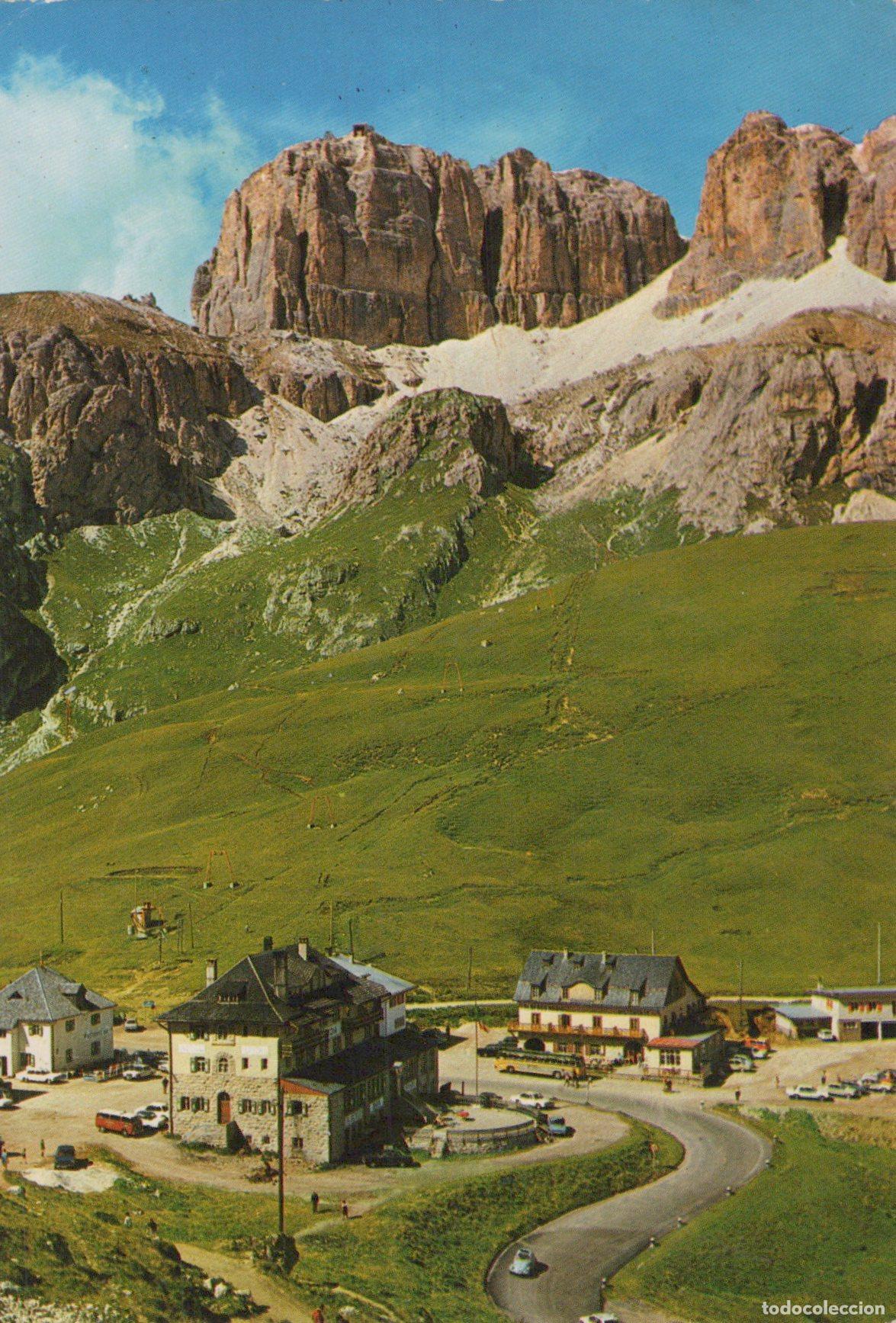 Cartoline: Italy Passo Pordoi Dolomiti Mountains Landscape Posted Unposted *YAK737
