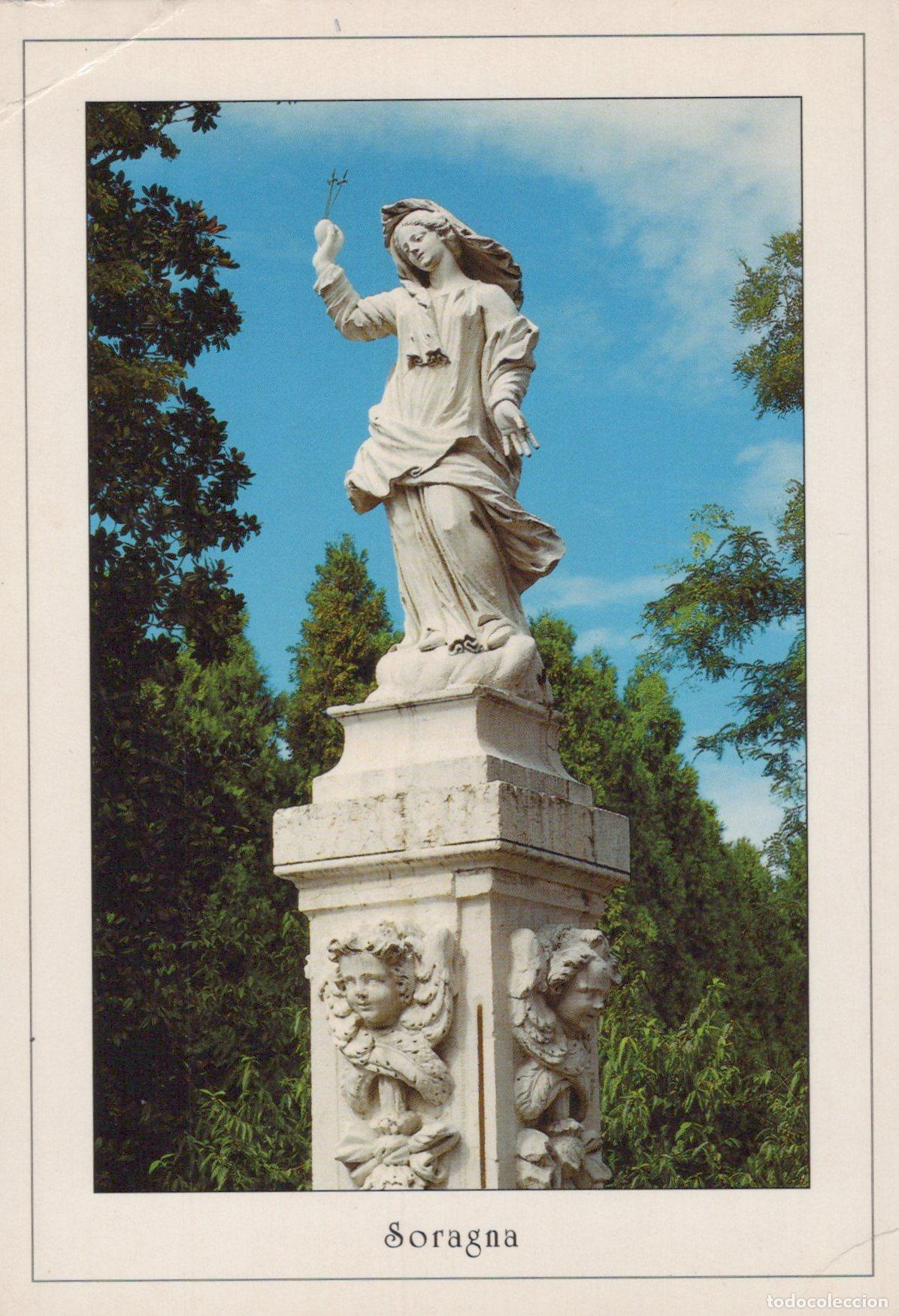 Cartoline: Italy Soragna Monumento Madonna Addolorata Sculpture Unposted *YAK742