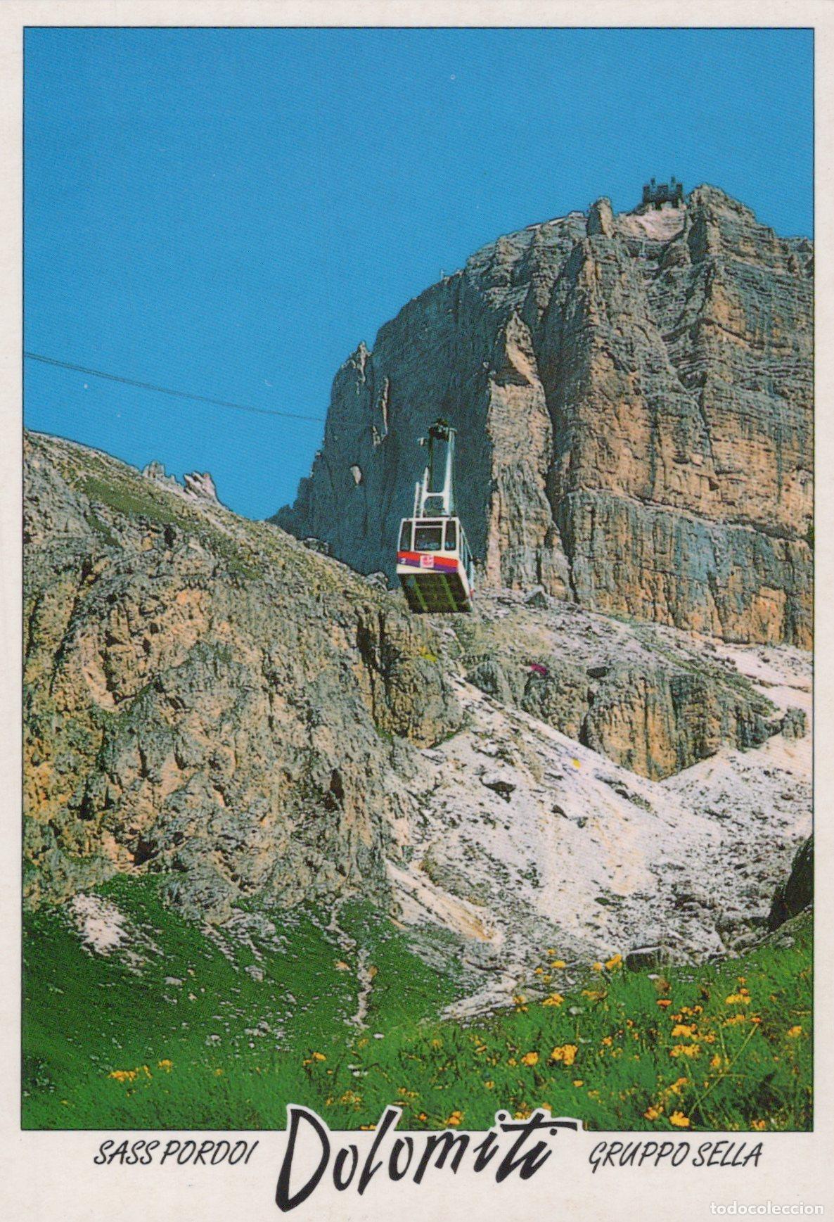 Cartoline: Italy Dolomiti Funivia Sass Pordoi Mountains Unposted *YAK766