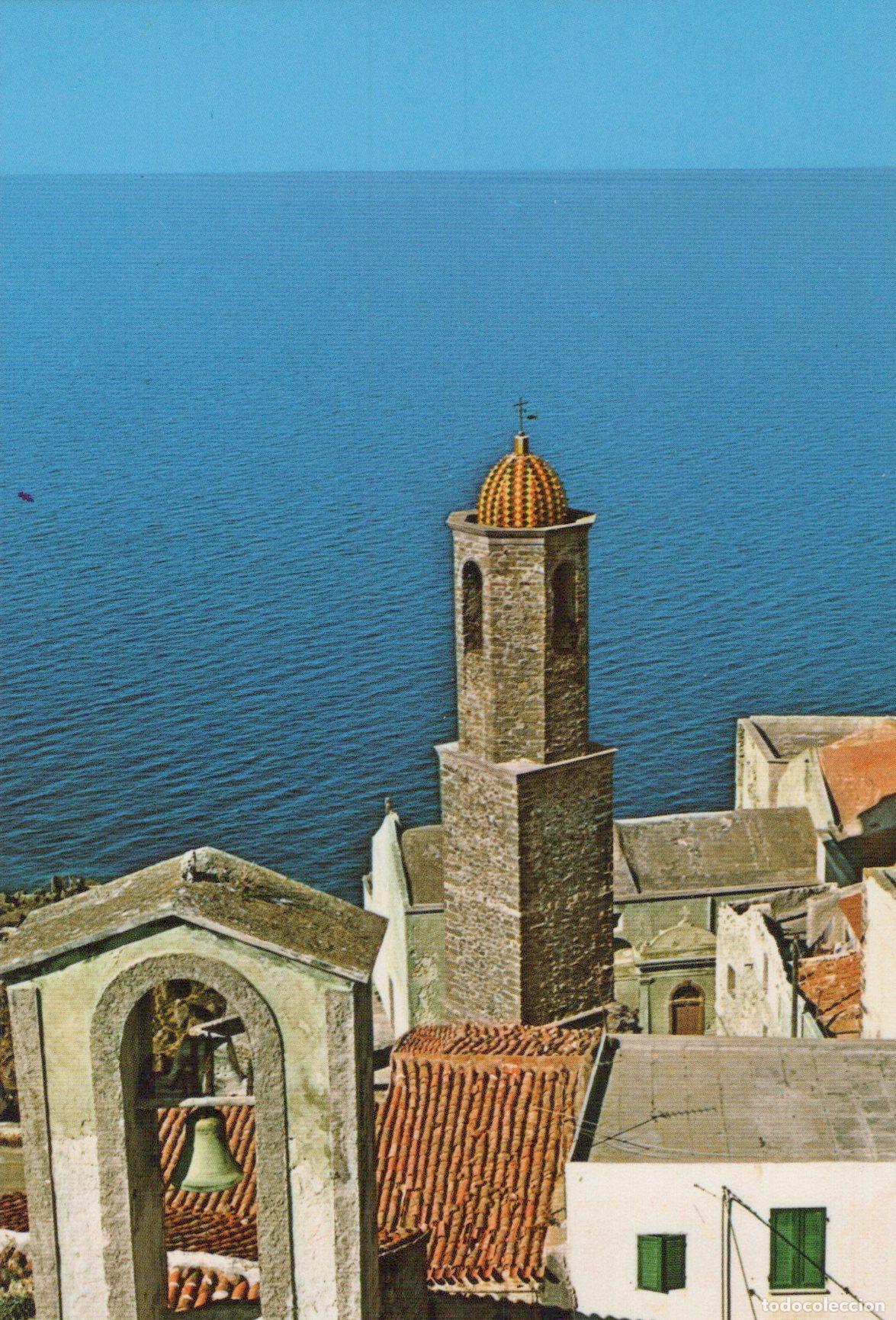 Cartoline: Italy Castelsardo Campanile Mare Architecture Posted Unposted *YAK738