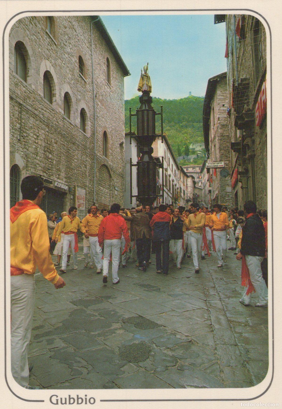 Cartoline: Italy Gubbio Corsa Dei Ceri Processione Religiosa Unposted *YAK743