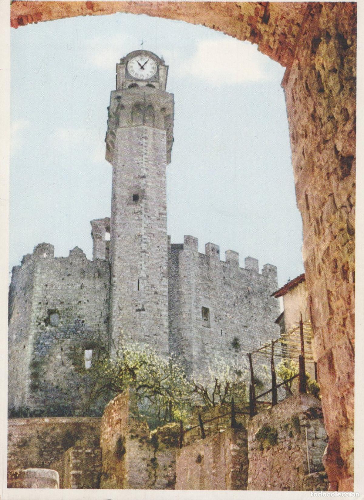 Postcards: Italy Nozzano Castello Con Torre Dell Orologio Architecture Unposted *YAK776