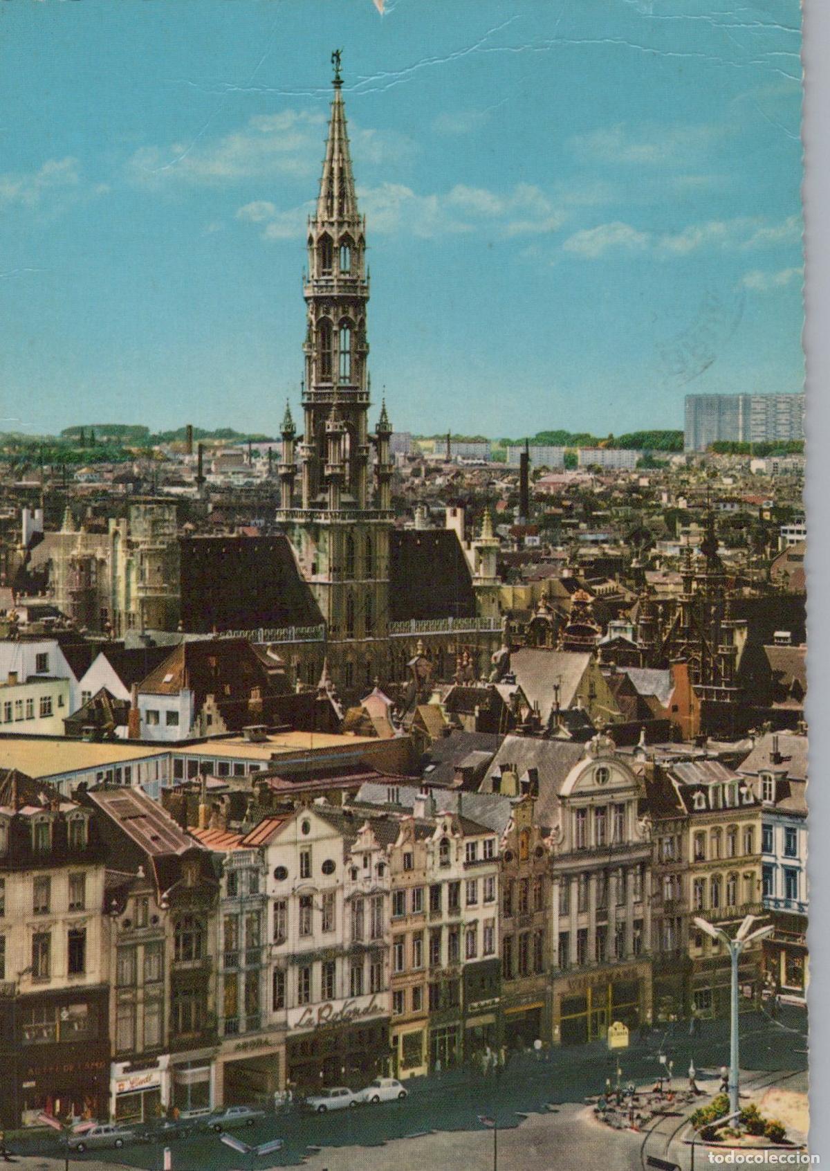 Cartoline: Belgium Brussels Stadhuis Panoramisch Zicht Architecture Posted *YAK753