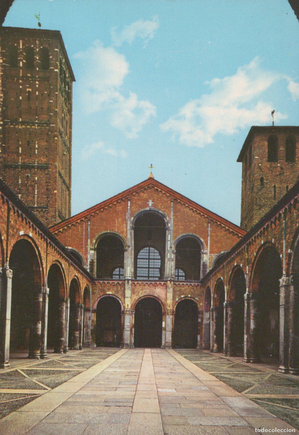 Postcards: Italy Milano Basilica S Ambrogio Architecture Unposted *YAK762