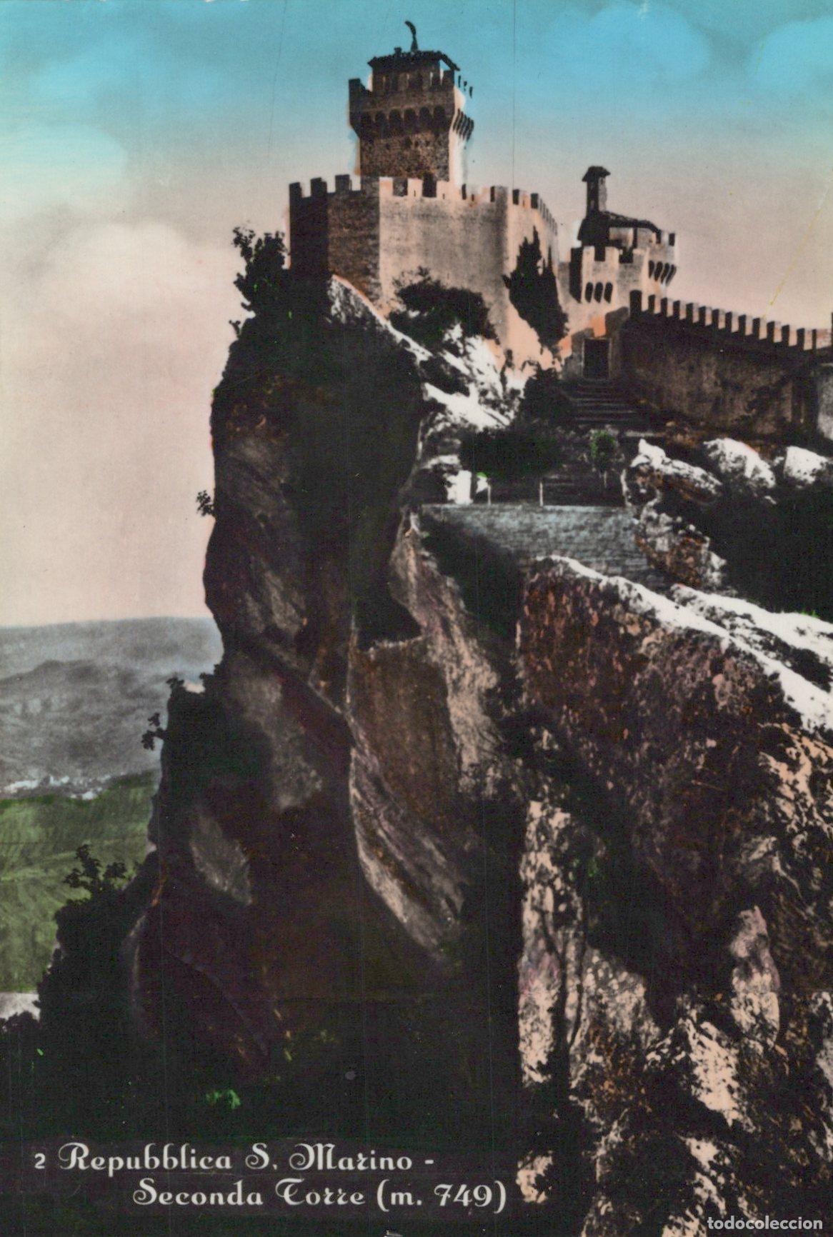Postcards: San Marino San Marino Seconda Torre Architecture Real Photo Unposted *YAK544