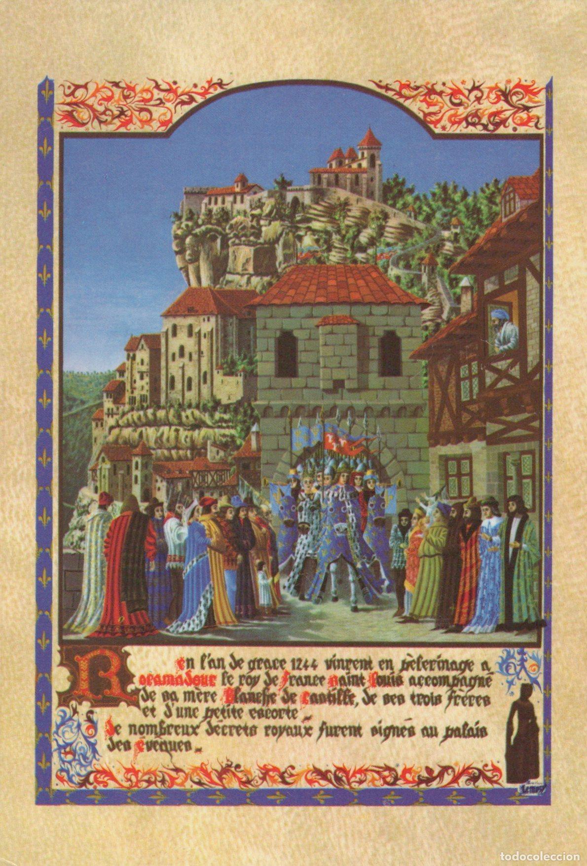 Cartes Postales: France Rocamadour Saint Louis Pelerinage Art Unposted *YAK788