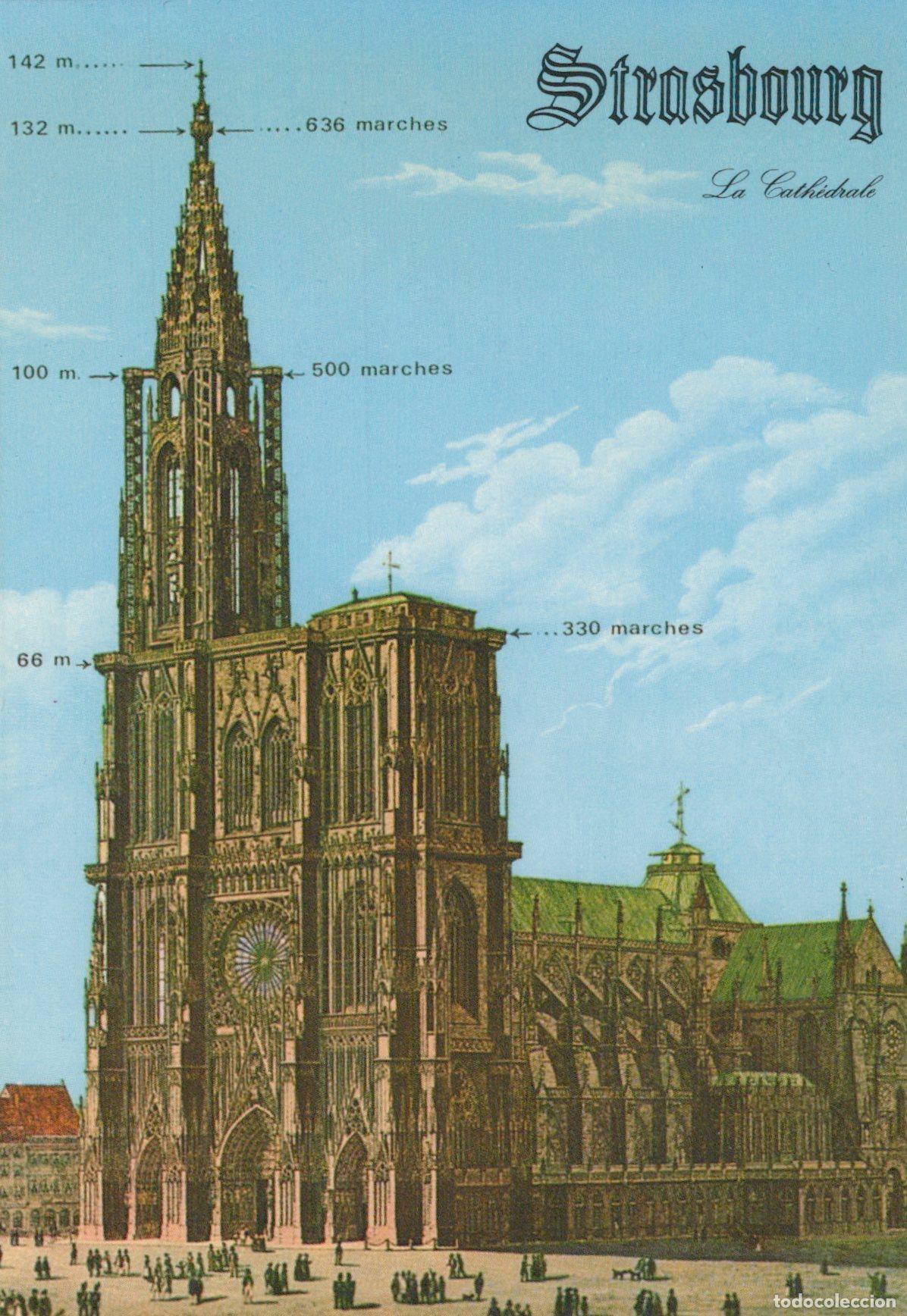 Postcards: France Strasbourg La Cathedral Architecture Unposted *YAK803