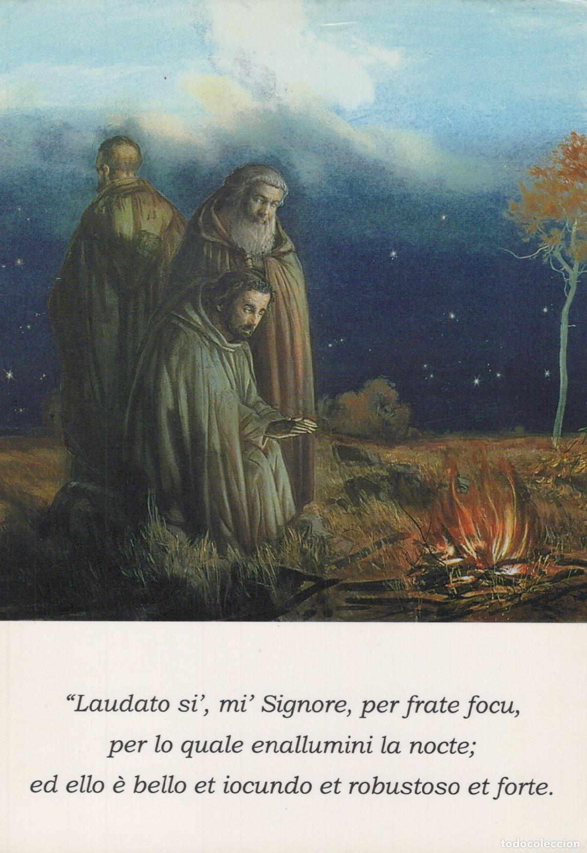 Postcards: Italy Montepaolo San Francesco Fuoco Religion Posted *YAK569