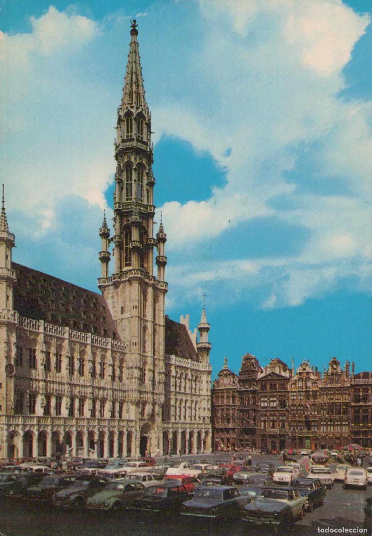 Postcards: Belgium Brussels Stadhuis Architecture Grote Markt Posted *YAK584