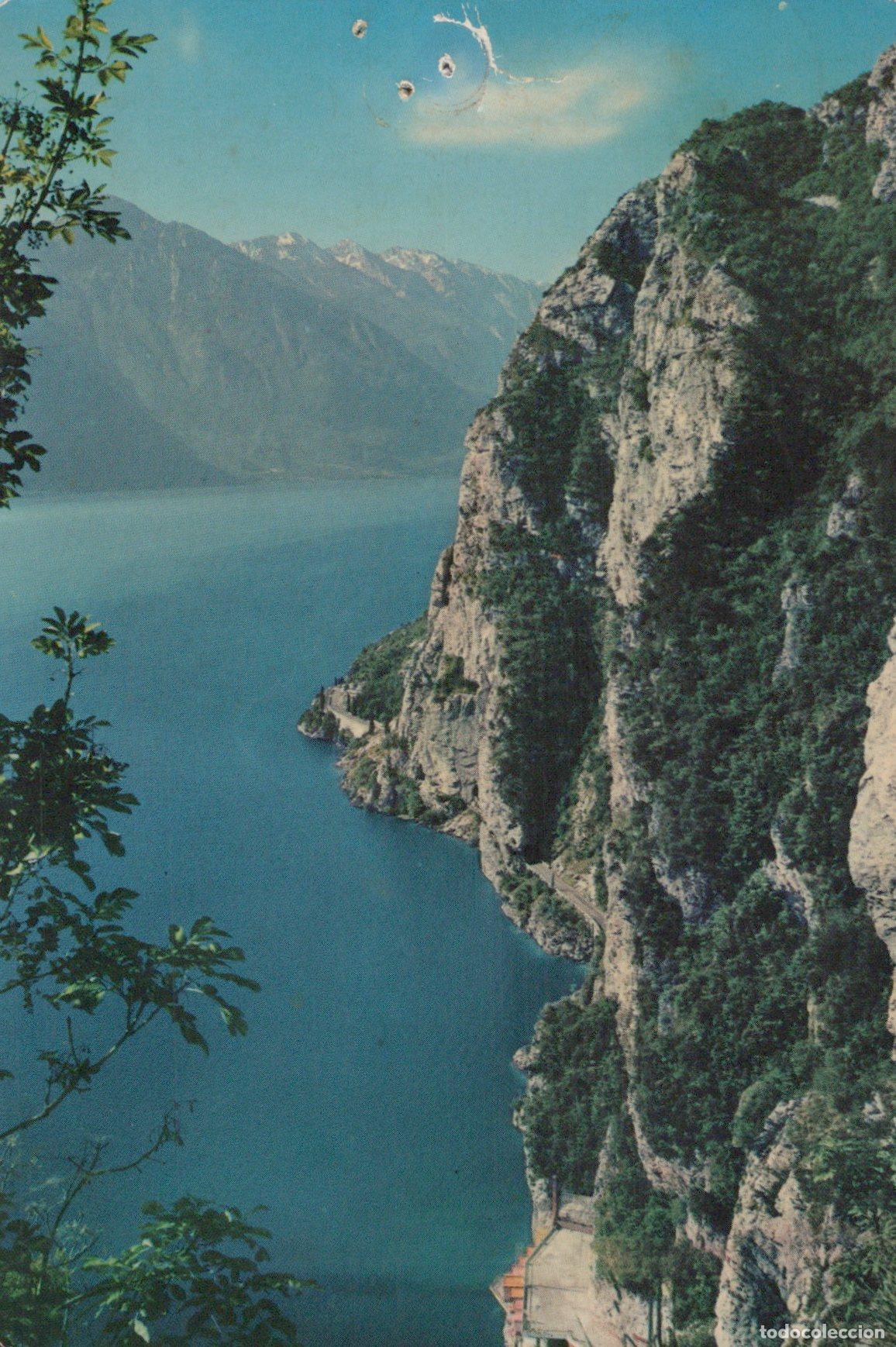 Postcards: Italy Lago Garda Gardesana Occidentale Landscape Mountains Lago *YAK609