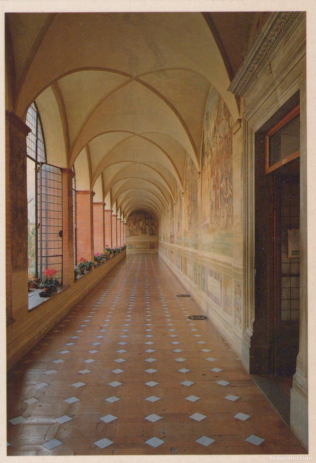 Postkarten: Italy Siena Abbazia Monte Oliveto Maggiore Chiostro Unposted *YAK877