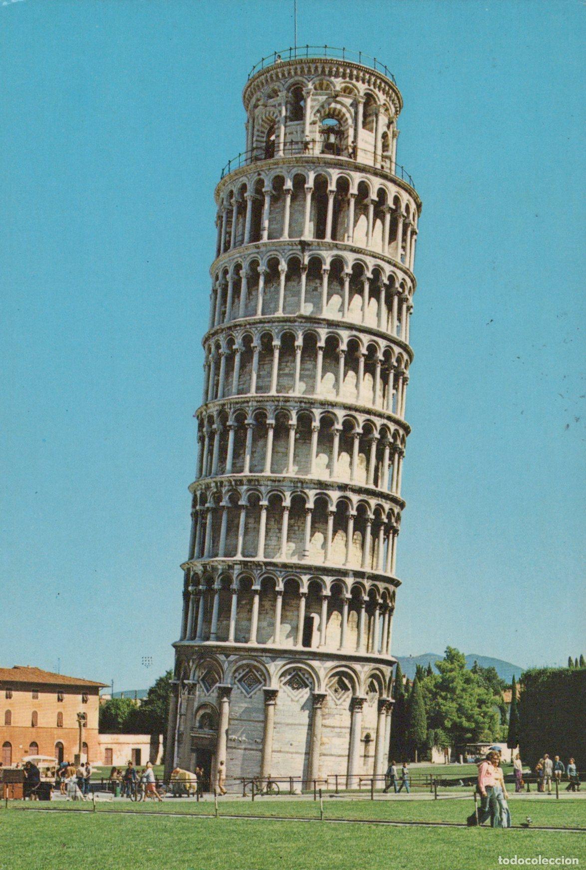 Postais: Italy Pisa Torre Pendente Architecture Posted *YAK901