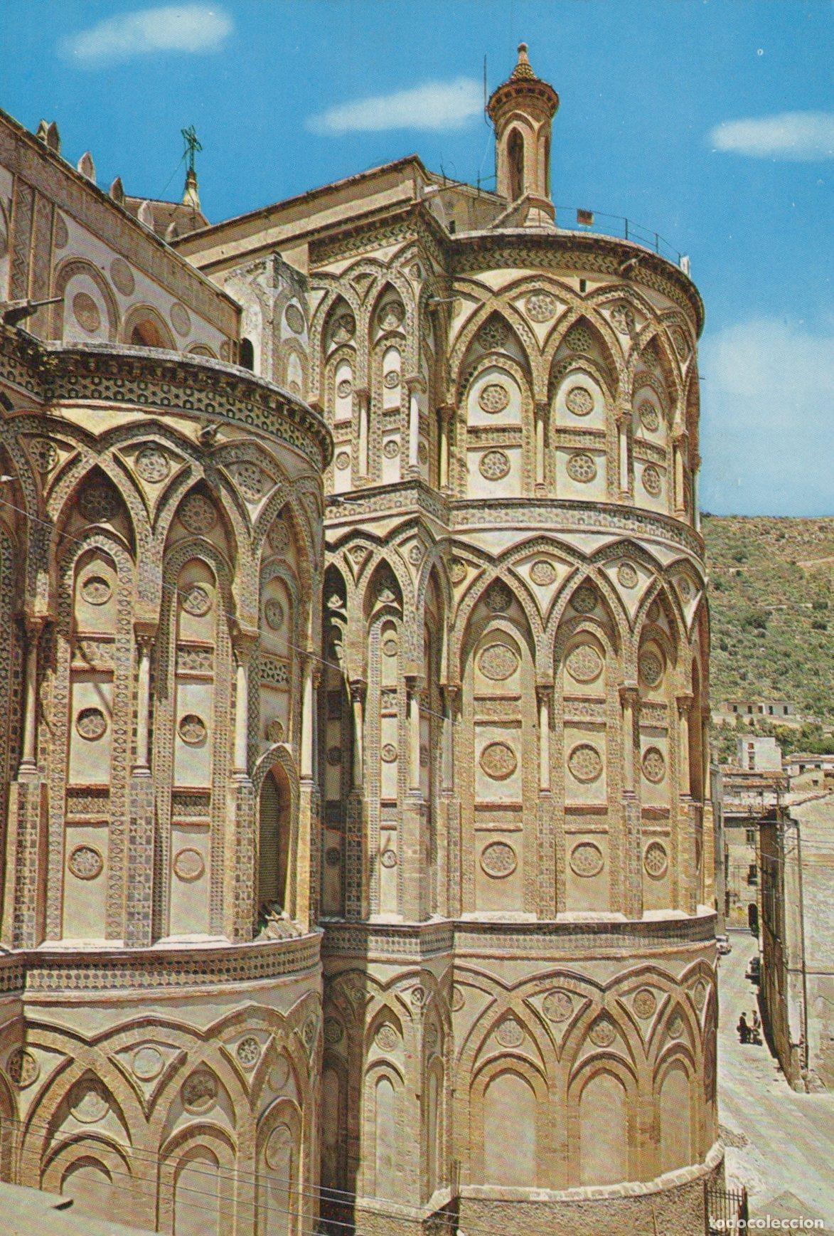 Cartes Postales: Italy Monreale Duomo Architecture Abside Romanica Posted Unposted *YAK873