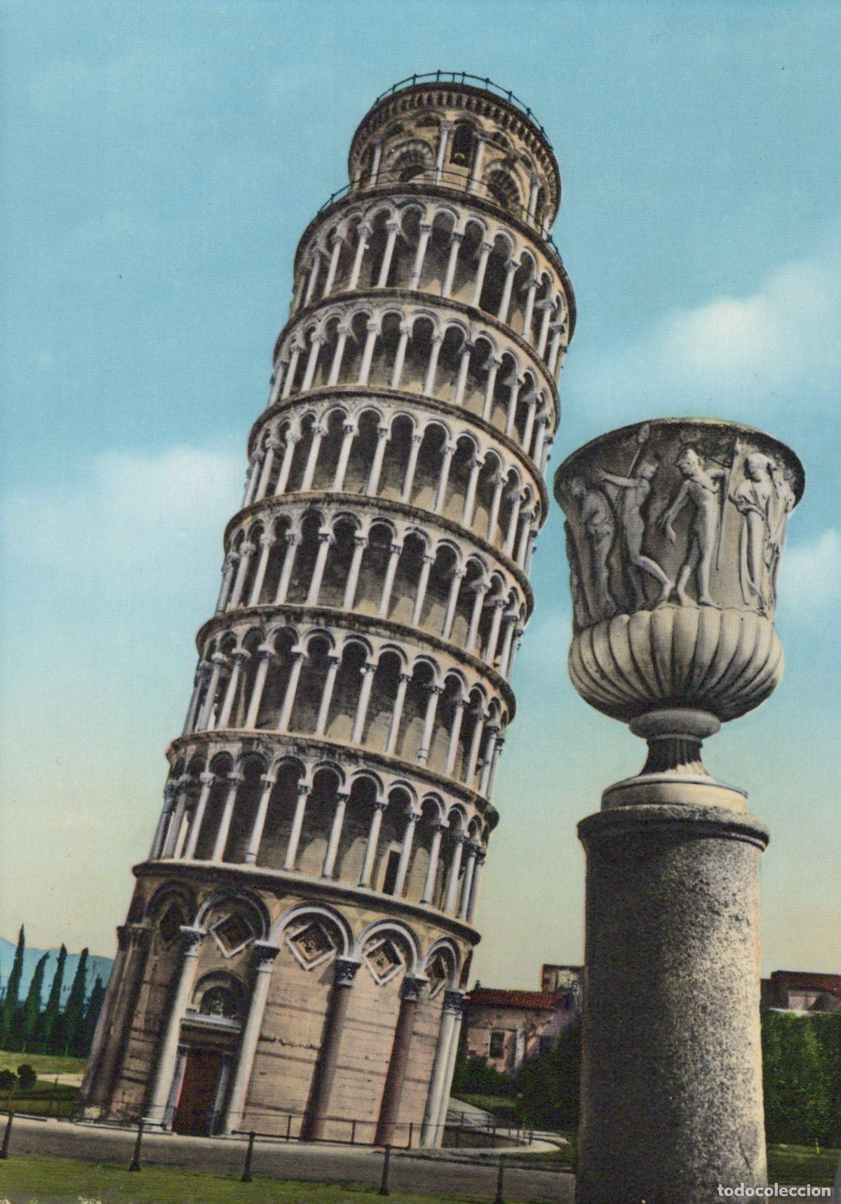 Postcards: Italy Pisa Torre Pendente Architecture Monumento Storico Posted *YAK614