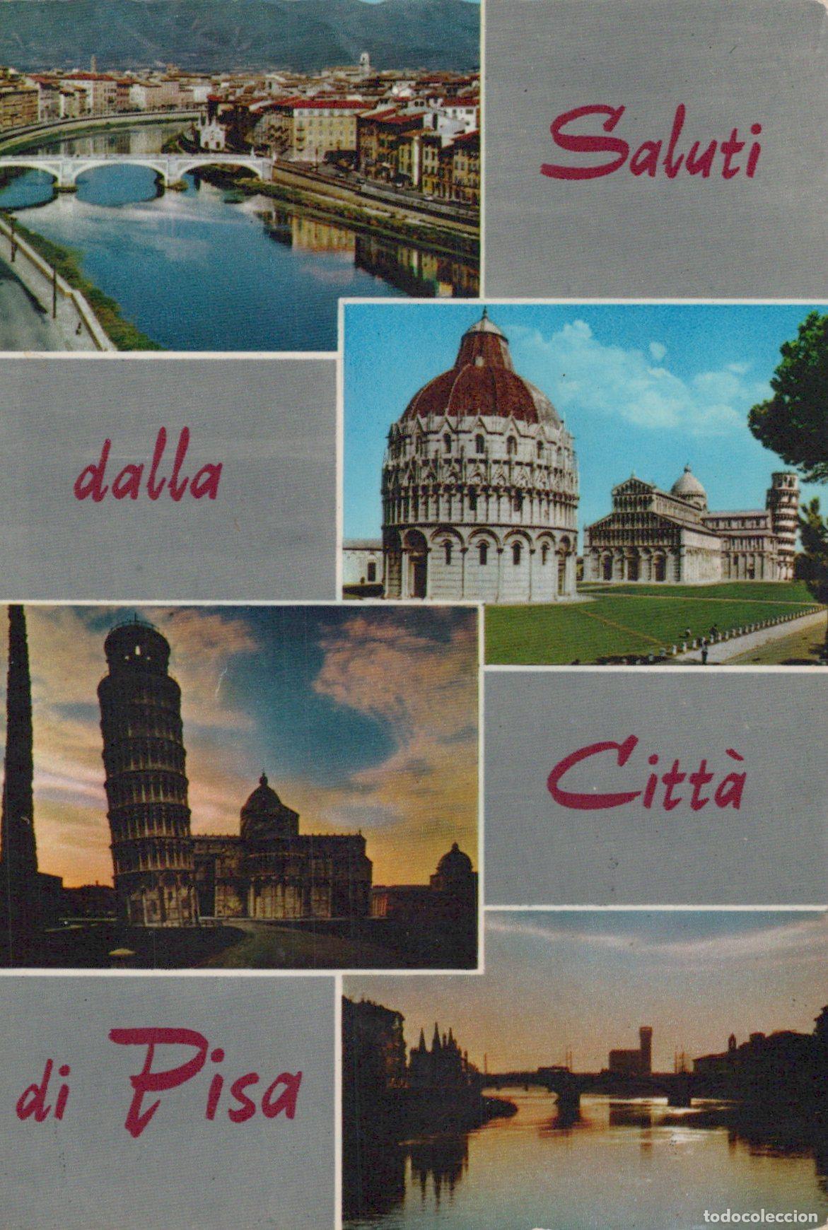 Postais: Italy Pisa Vedute della Citta Monumenti Posted *YAK888