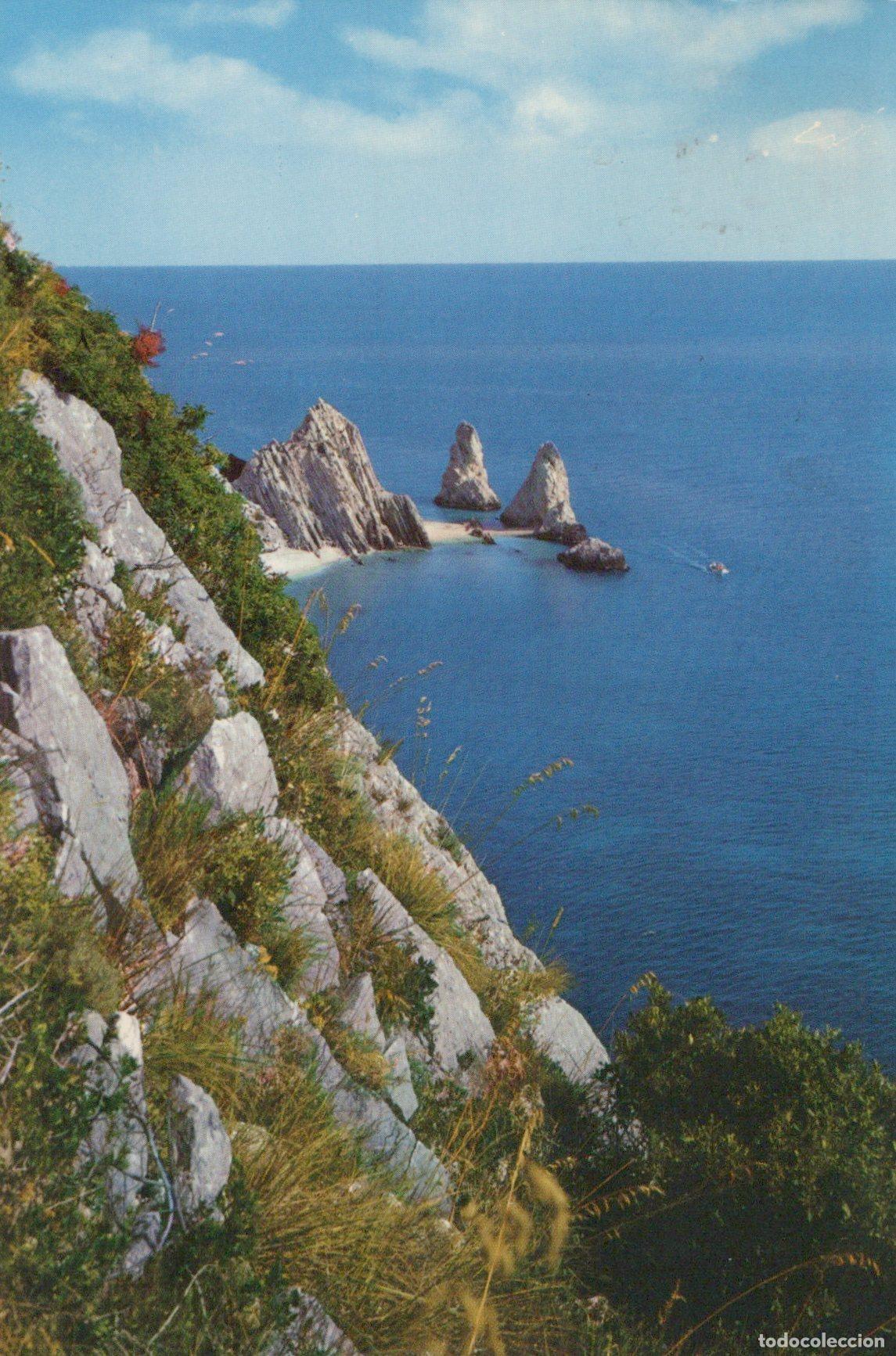 Postales: Italy Ancona Riviera Conero le Due Sorelle Landscape Posted *YAK907